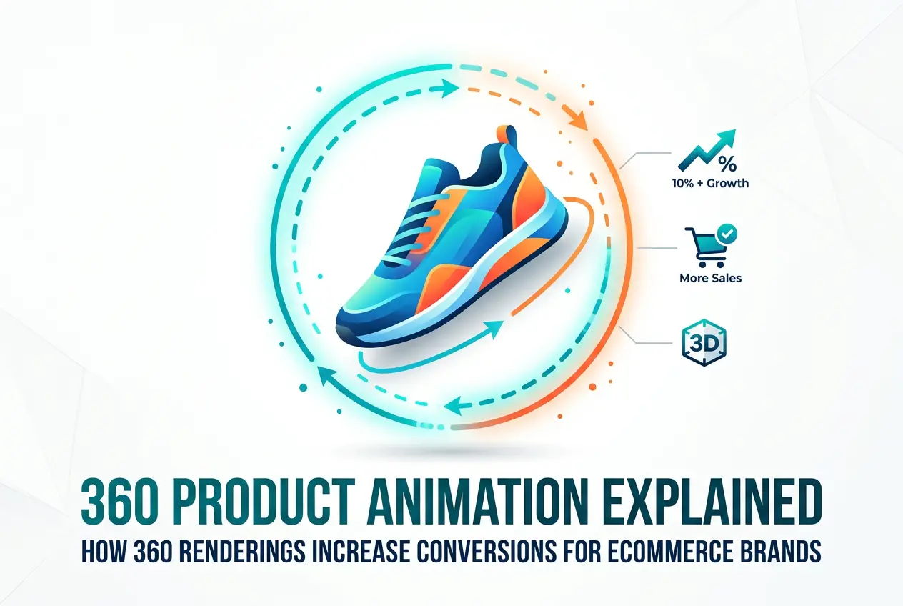 360 Product Animation Explained: How 360 Renderings Increase Conversions for Ecommerce Brands