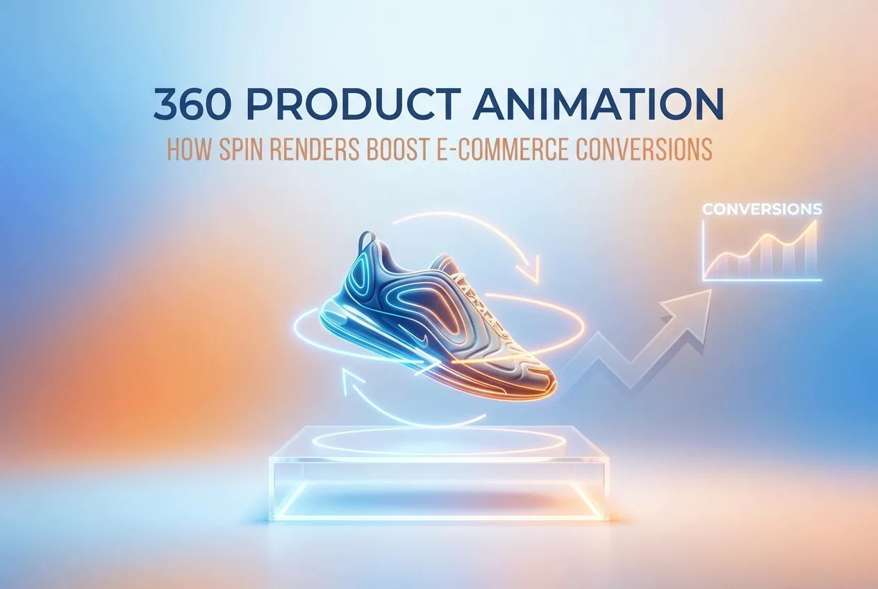 360 Product Animation: How Spin Renders Boost E-Commerce Conversions
