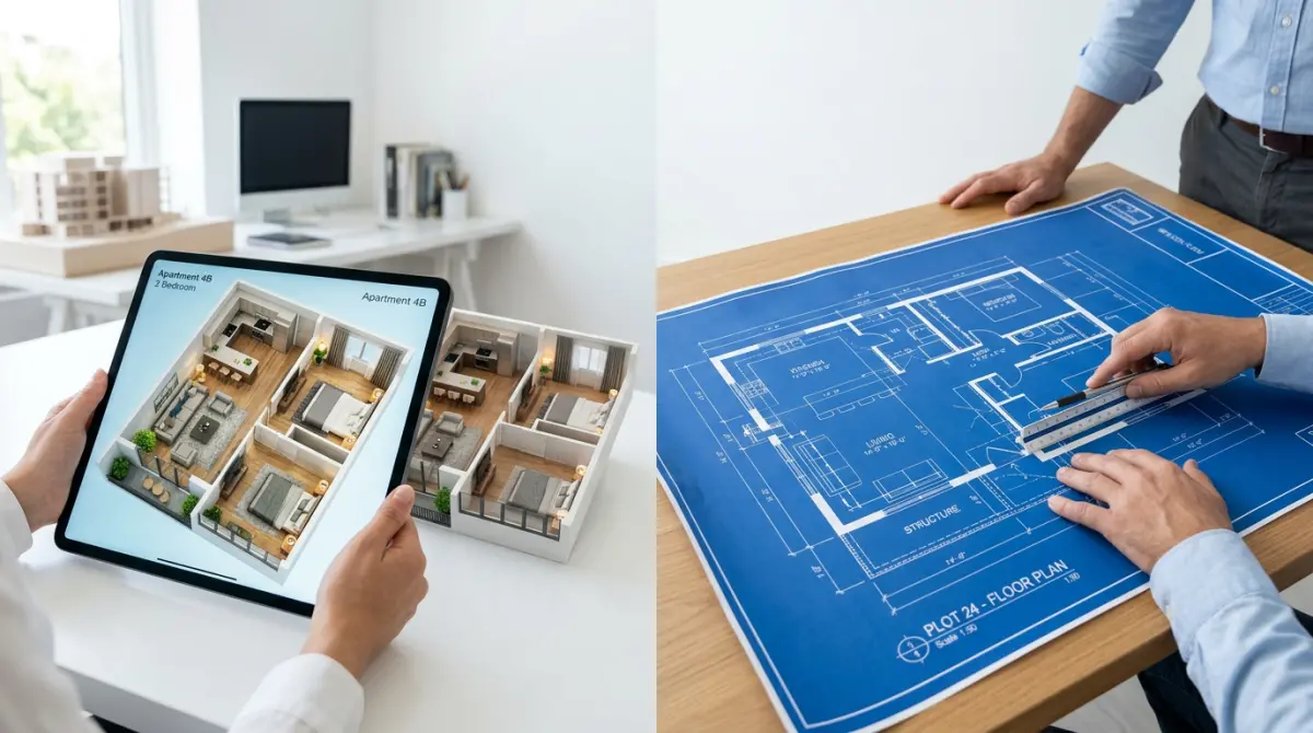 3D Floor Plan Visualization vs Traditional Blueprints: Which Sells Properties Faster? — A Real-World Perspective — 3D Floor Plan Visualization vs Traditional Blueprints: Which Sells Properties Faster?