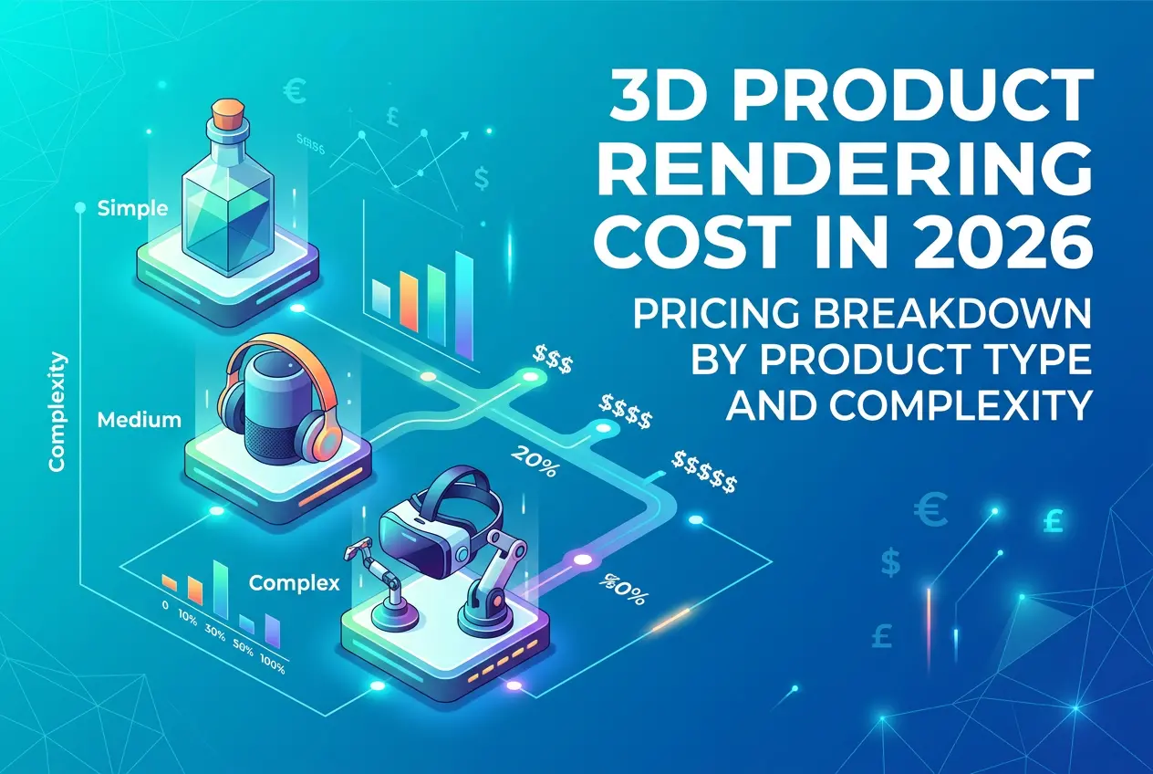3D Product Rendering Cost in 2026: Pricing Breakdown by Product Type and Complexity