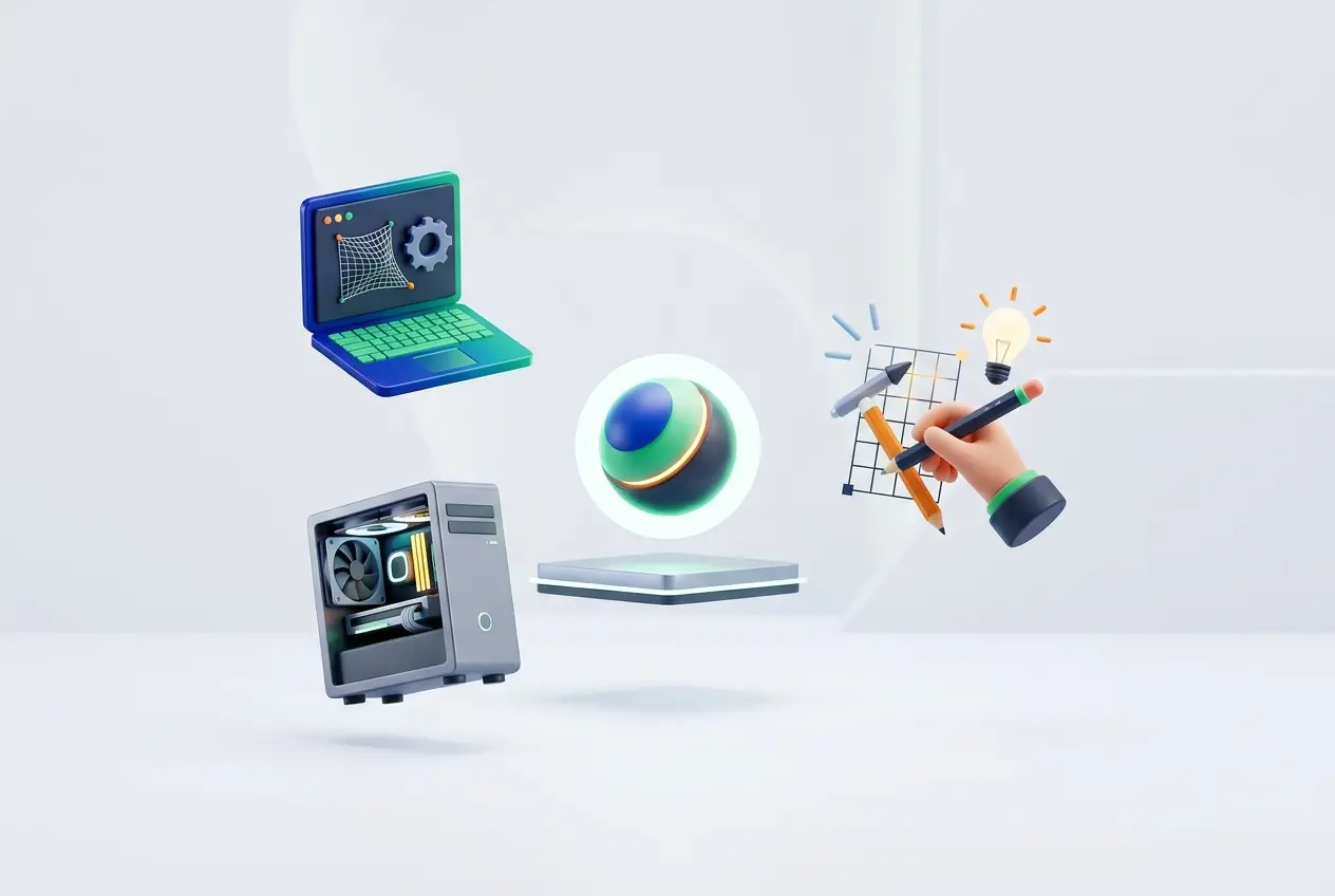 3D Product Rendering Requirements for Beginners: Software, Hardware, and Skills You Need to Get Started