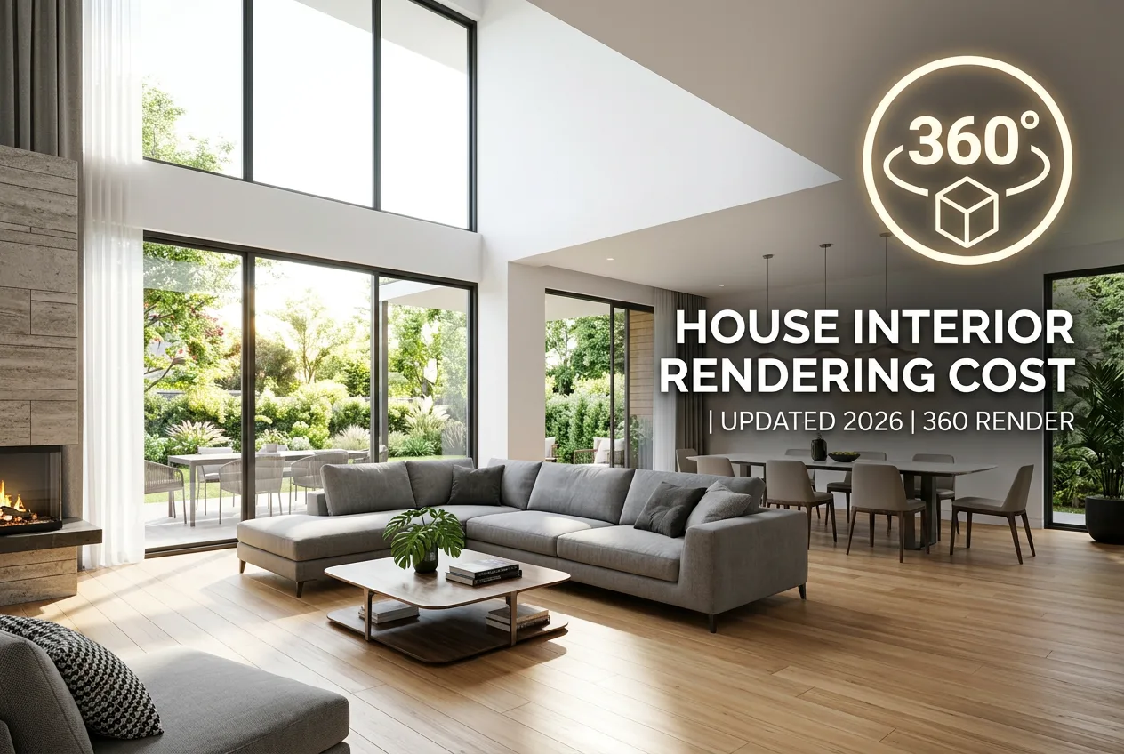 House Interior Rendering Cost - Updated 2026 | 360 Render