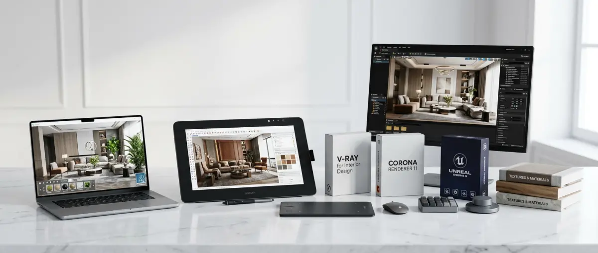 Purpose-Built Tools Worth Adding to Your Shortlist — Best 3D Rendering Software for Interior Design