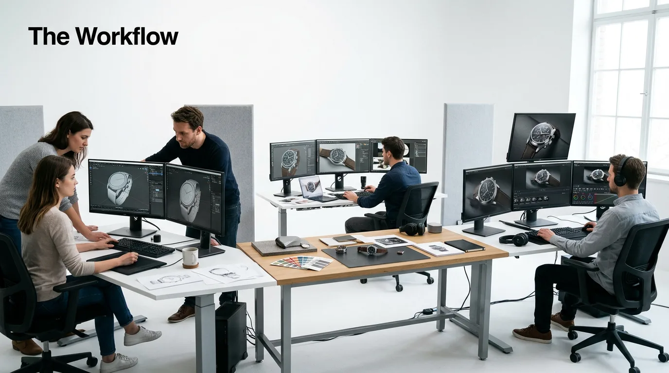 The Workflow: How Studios Actually Deliver Results — What Is a 3D Product Rendering Studio and How Do They Deliver Results?